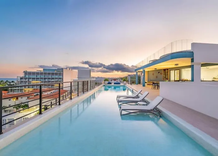 3br Penthouse W Private Rooftop Pool And Bbq * Playa del Carmen